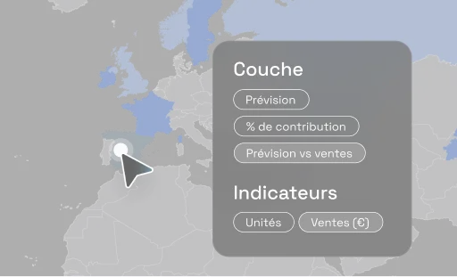 Capture d'écran de carte personnalisée