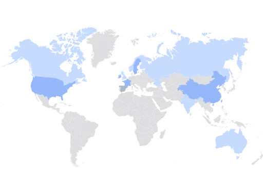 Screenshot della mappa personalizzata